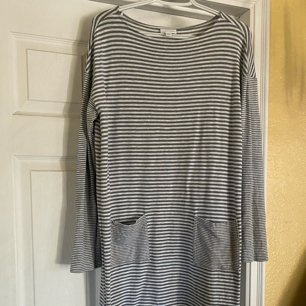 Jjill striped tunic dress